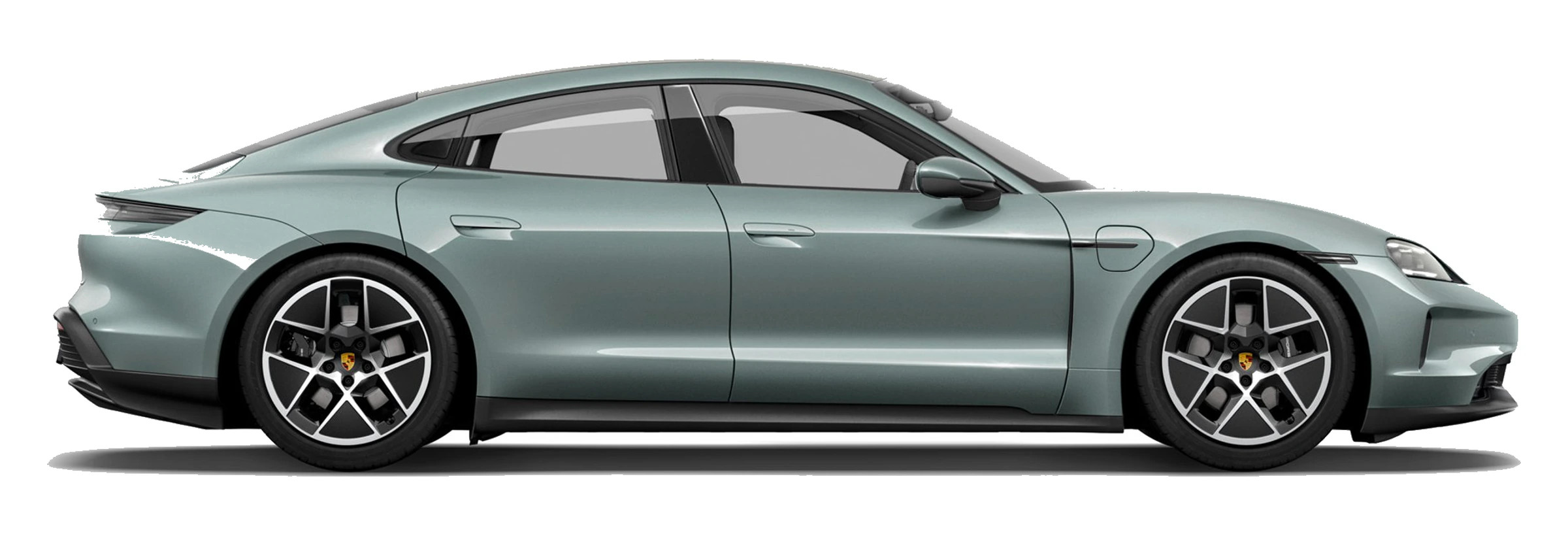 Porsche Taycan in profile